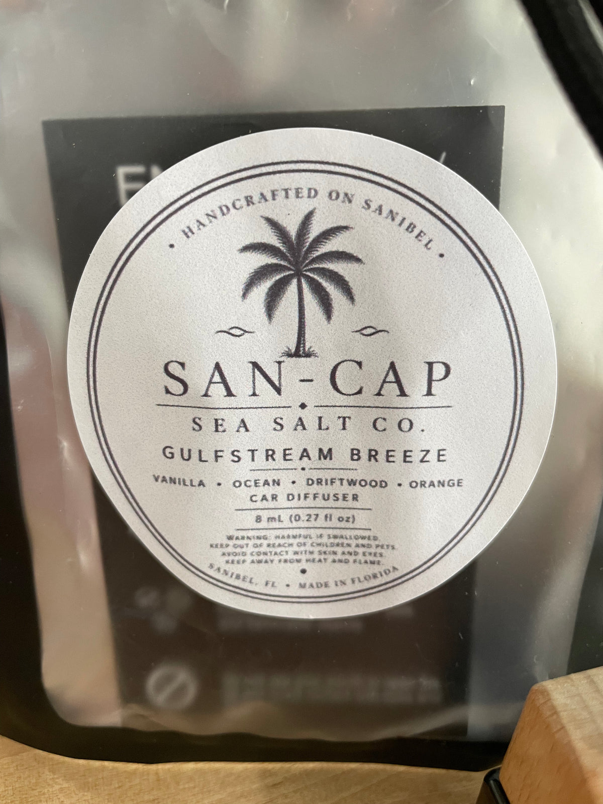 Gulfstream Breeze Car Diffuser 0.27oz by SAN-CAP Sea Salt Co