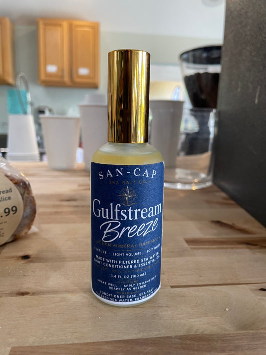 Gulfstream Breeze Ocean Mineral Hair Mist Conditioner 3.4oz by SAN-CAP Sea Salt Co