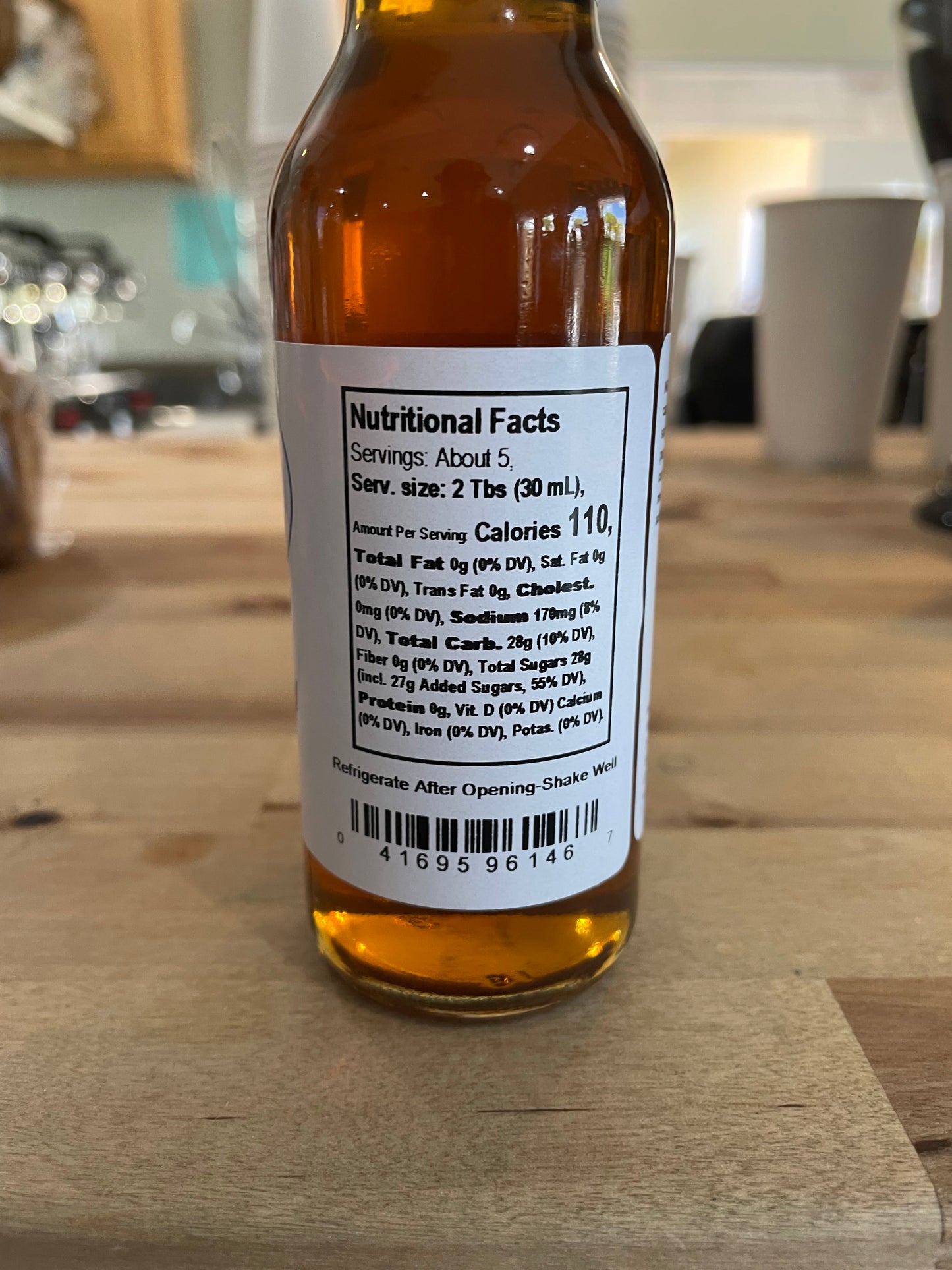 Salted Caramel Coffee Syrup by Sanibel Packing Company