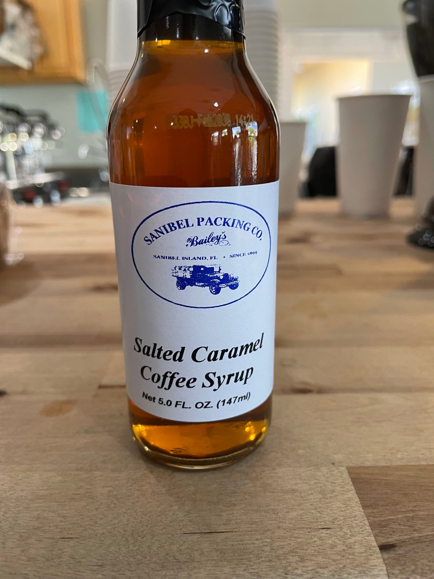 Salted Caramel Coffee Syrup by Sanibel Packing Company