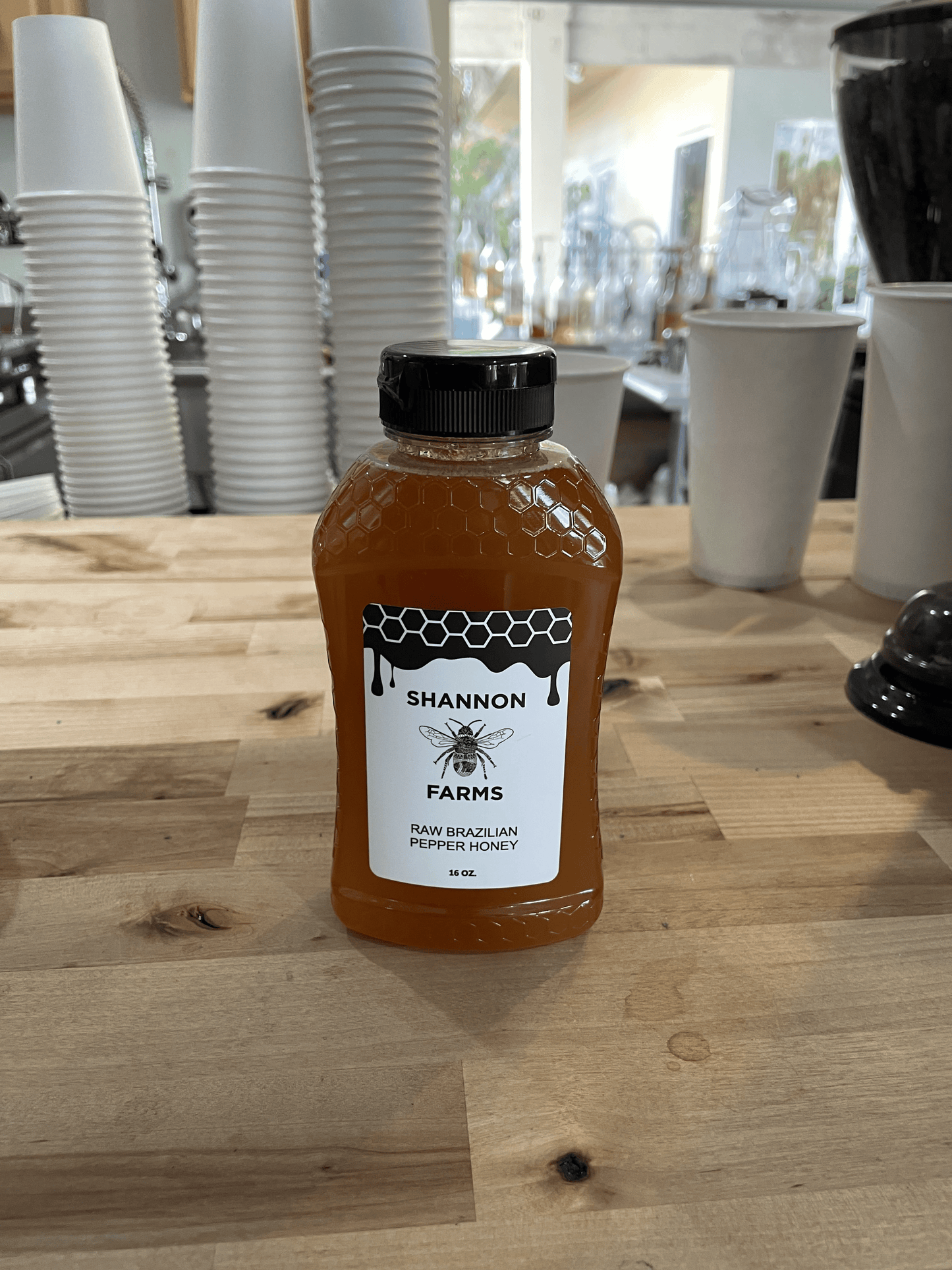 Shannon Farms Raw Brazilian Pepper Honey 16oz