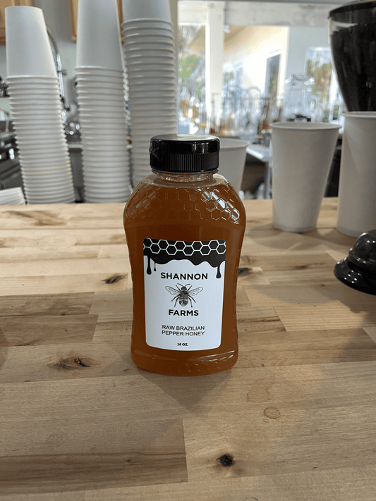 Shannon Farms Raw Brazilian Pepper Honey 16oz