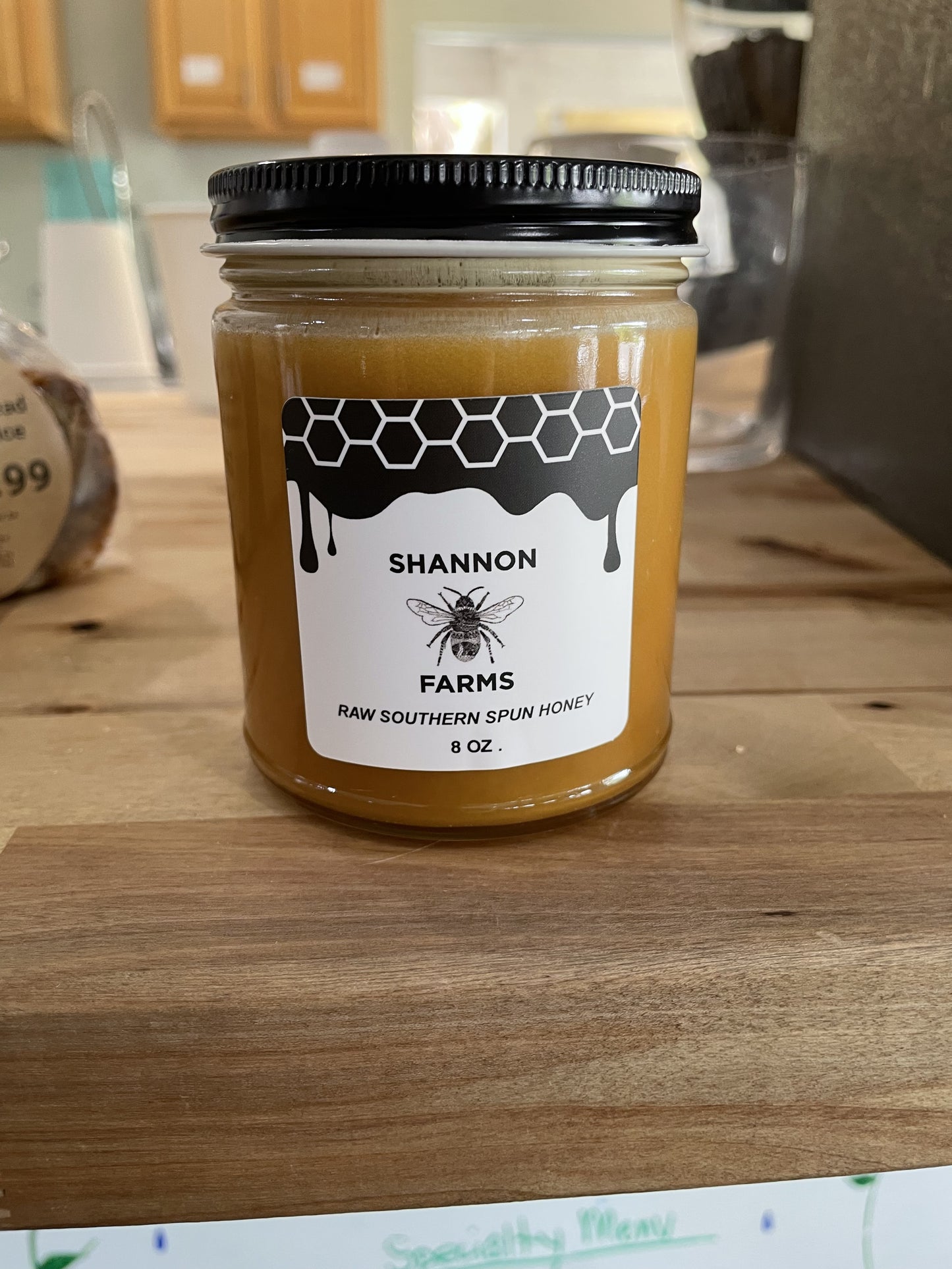 Shannon Farms Raw Southern Spun Honey 8oz