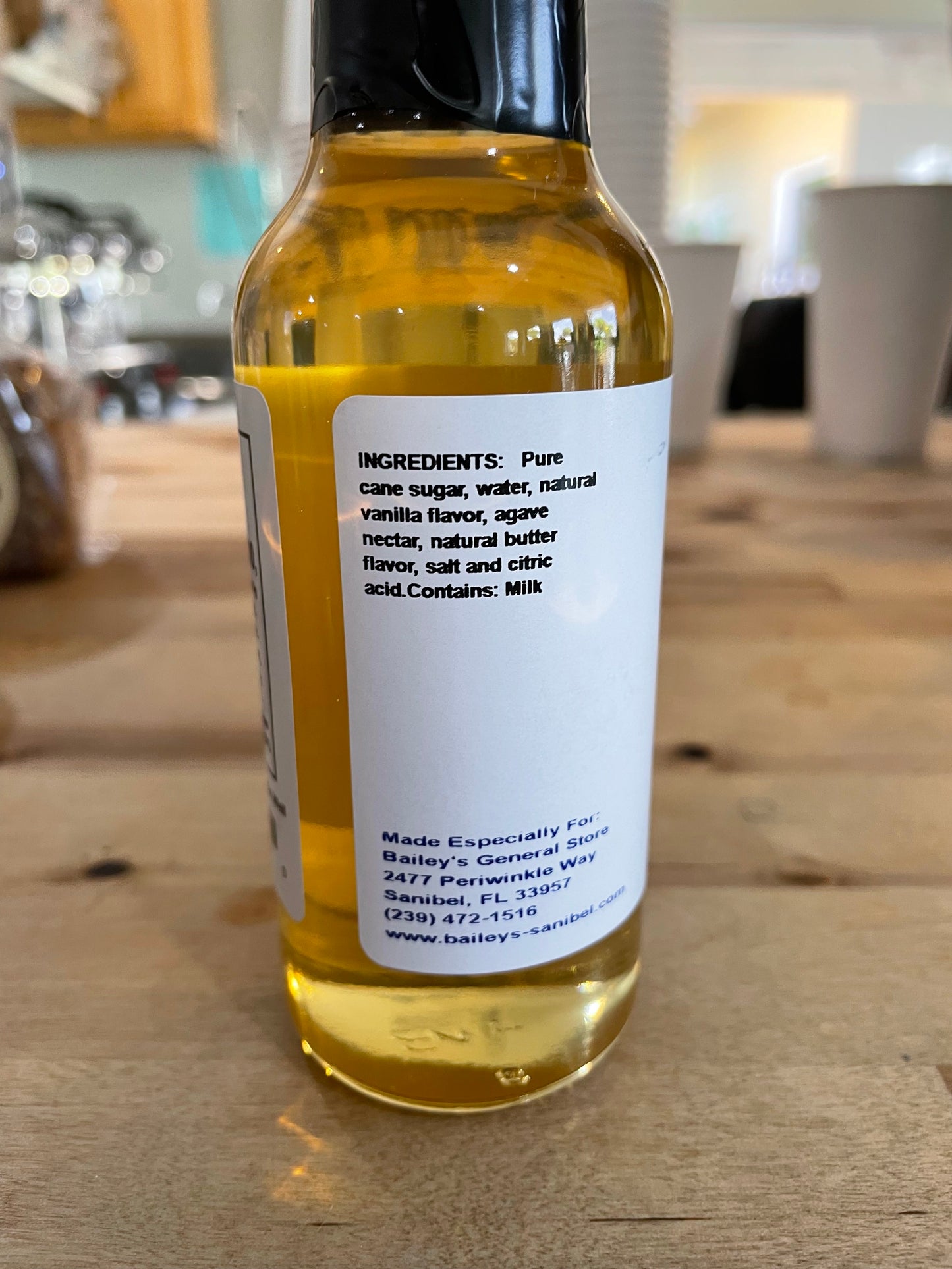 Sugar Cookie Coffee Syrup by Sanibel Packing Company
