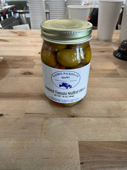 Sundried Tomato Stuffed Olives by Sanibel Packing Company