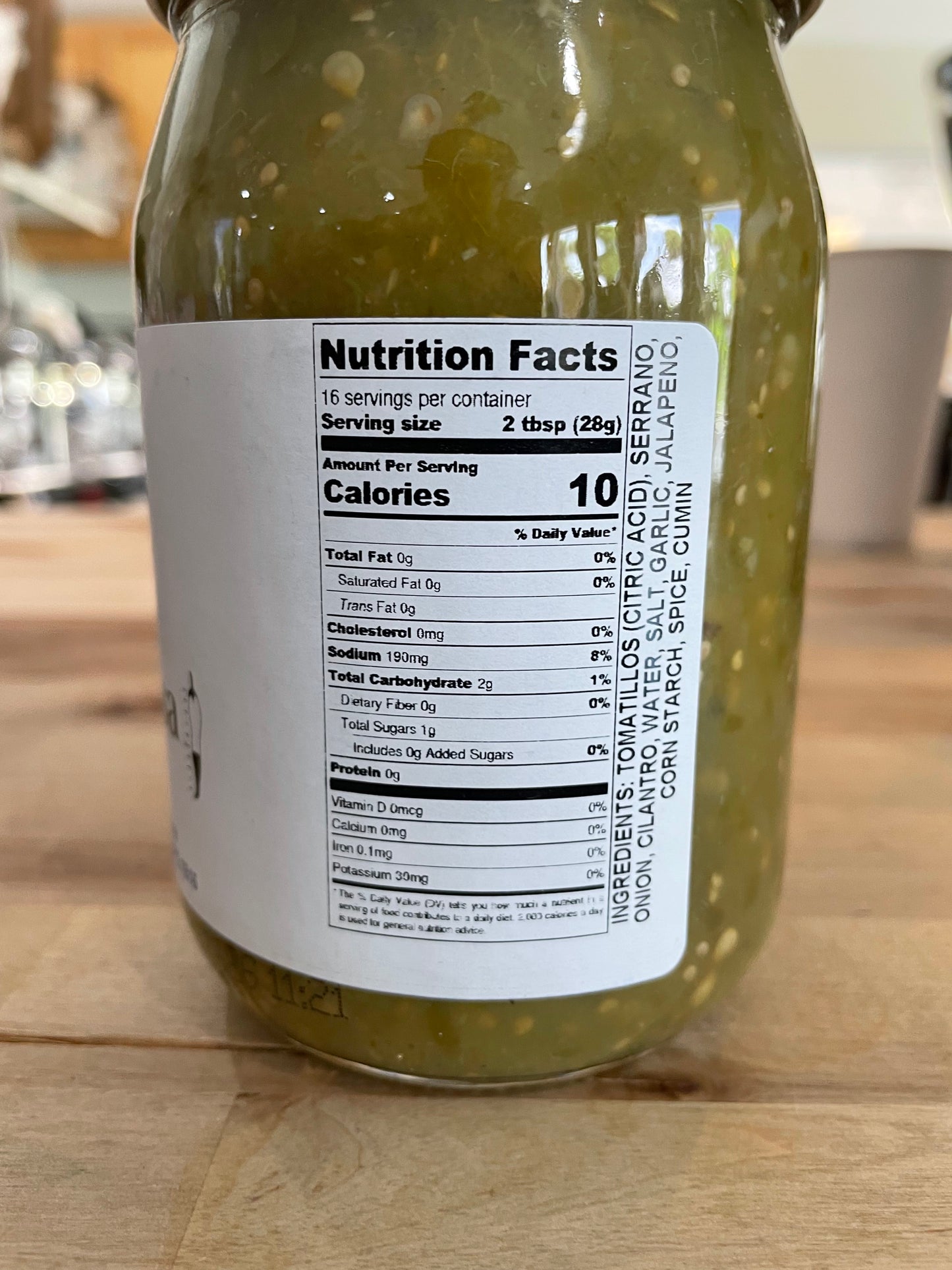 Tomatillo Salsa by Sanibel Packing Company