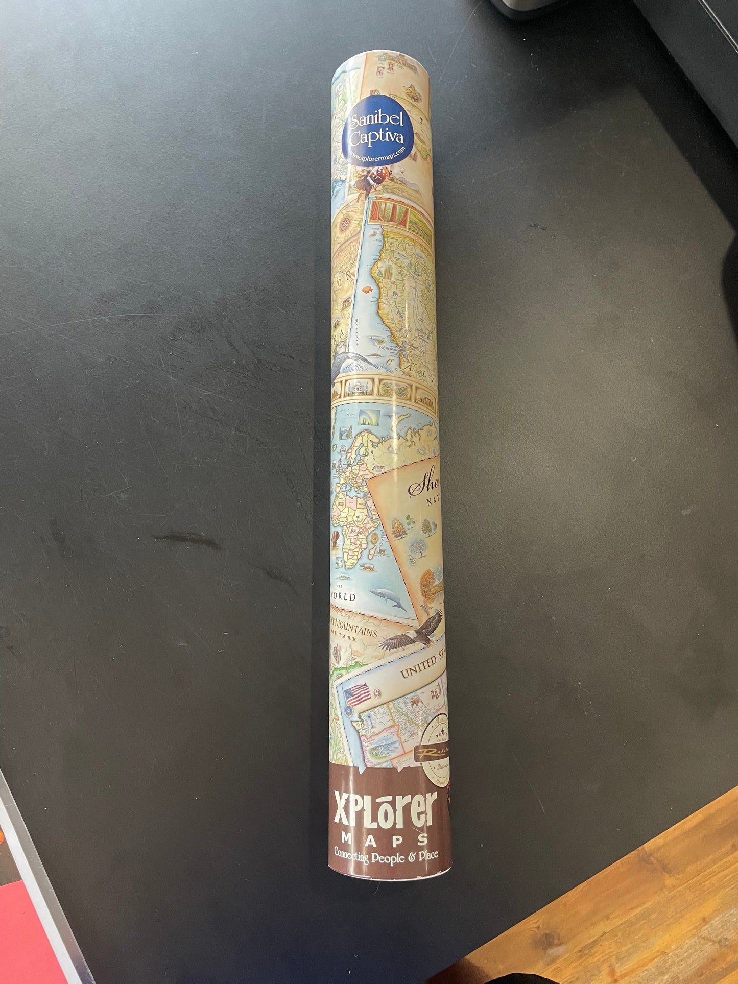 Sanibel Captiva Vintage Map Hand Drawn Map Poster by Xplorer Maps