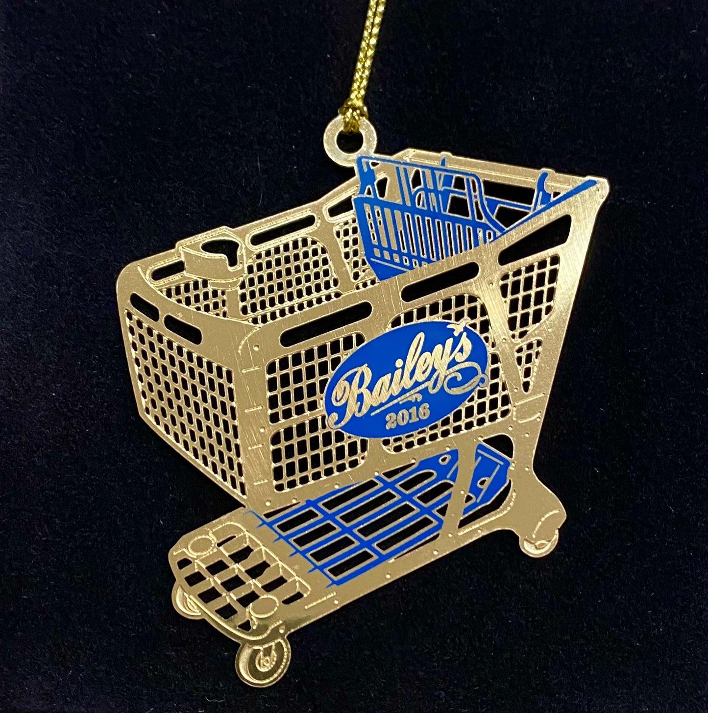 ALMOST GONE - 2016 Shopping Cart Christmas Ornament